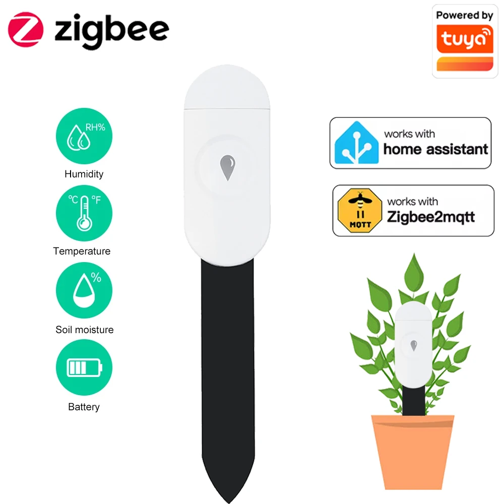 Smart Garden Monitor - Tuya Zigbee детектор температуры и влажности