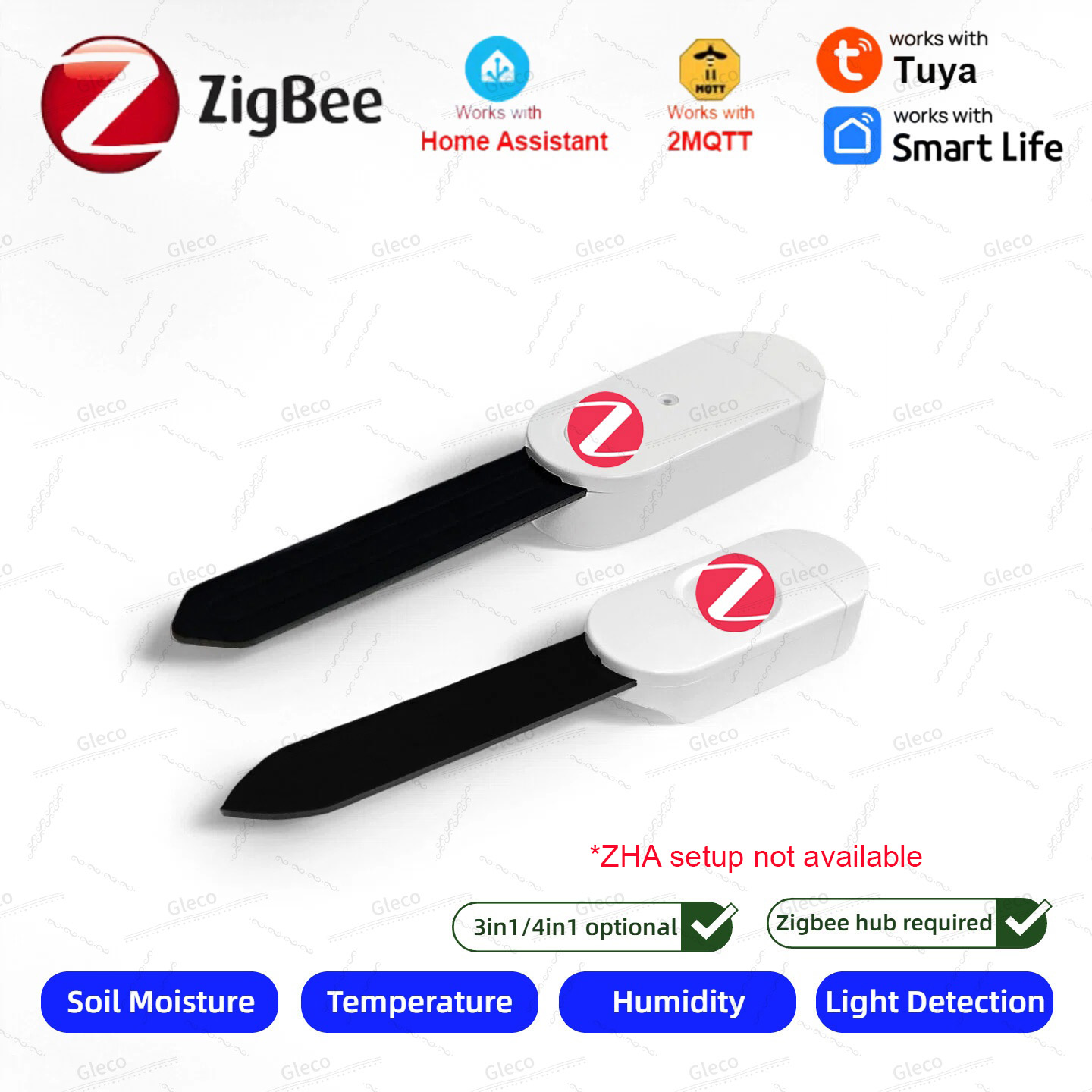 Smart Soil Sensor - Датчик влажности почвы Zigbee, измеритель температуры,