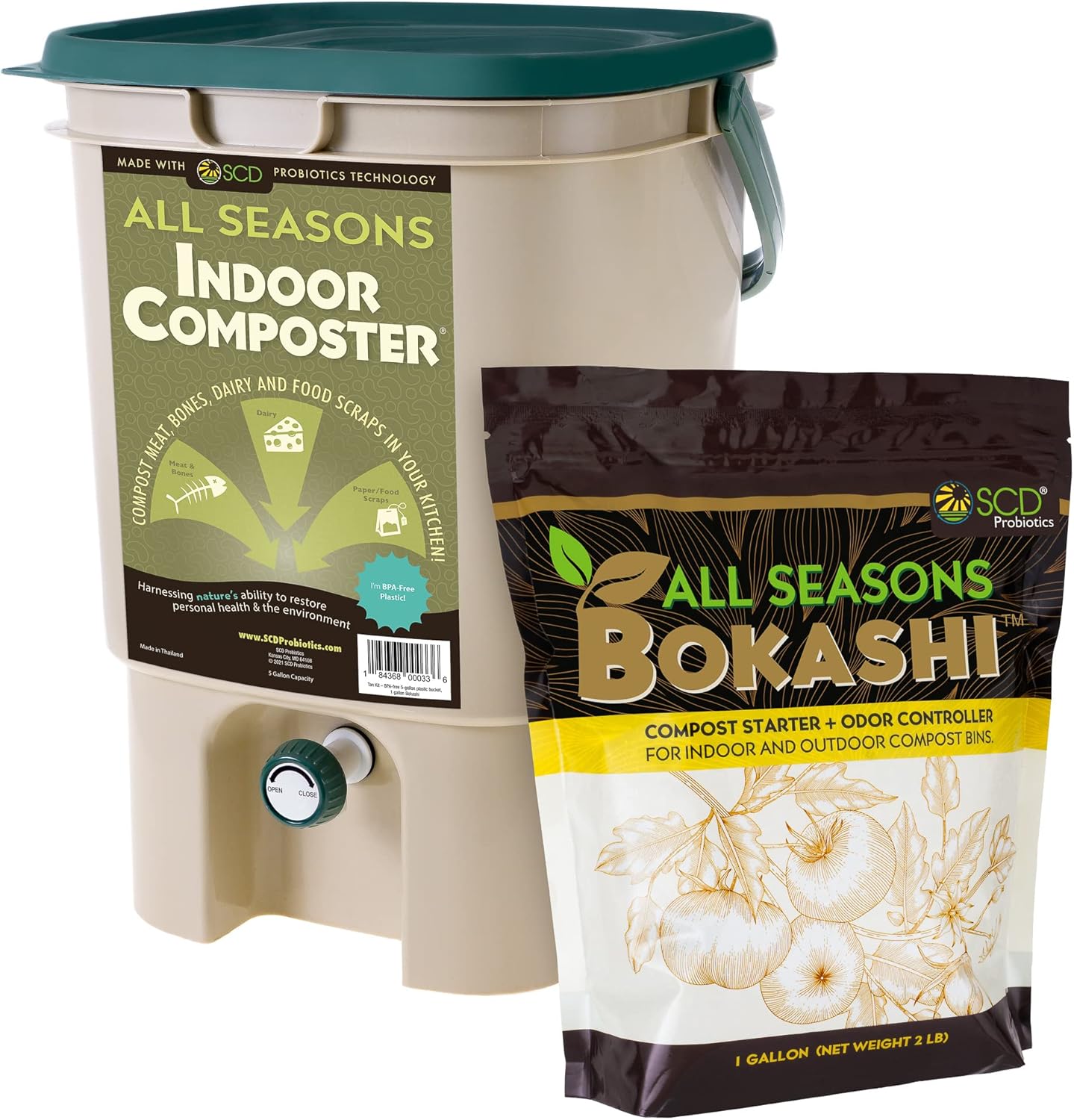 Composting Kit Indoor - Компостер для кухонной столешницы - 5