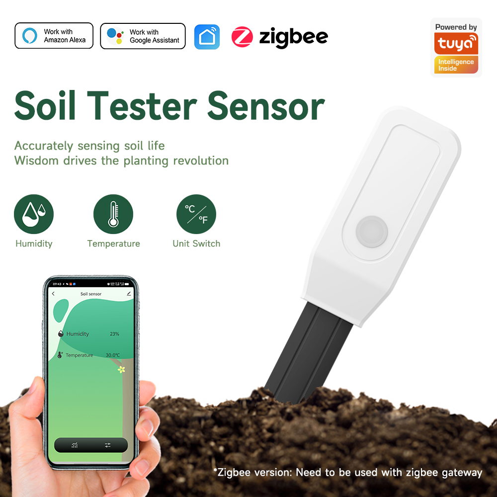 iHseno Tuya Zigbee умный тесте – обзор и цена Smart Garden Monitor