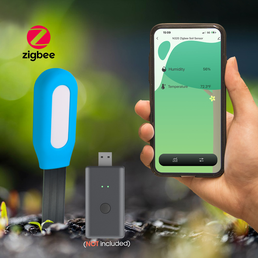 1 шт. Tuya Zigbee датчик почвы – обзор и цена Smart Garden Monitor