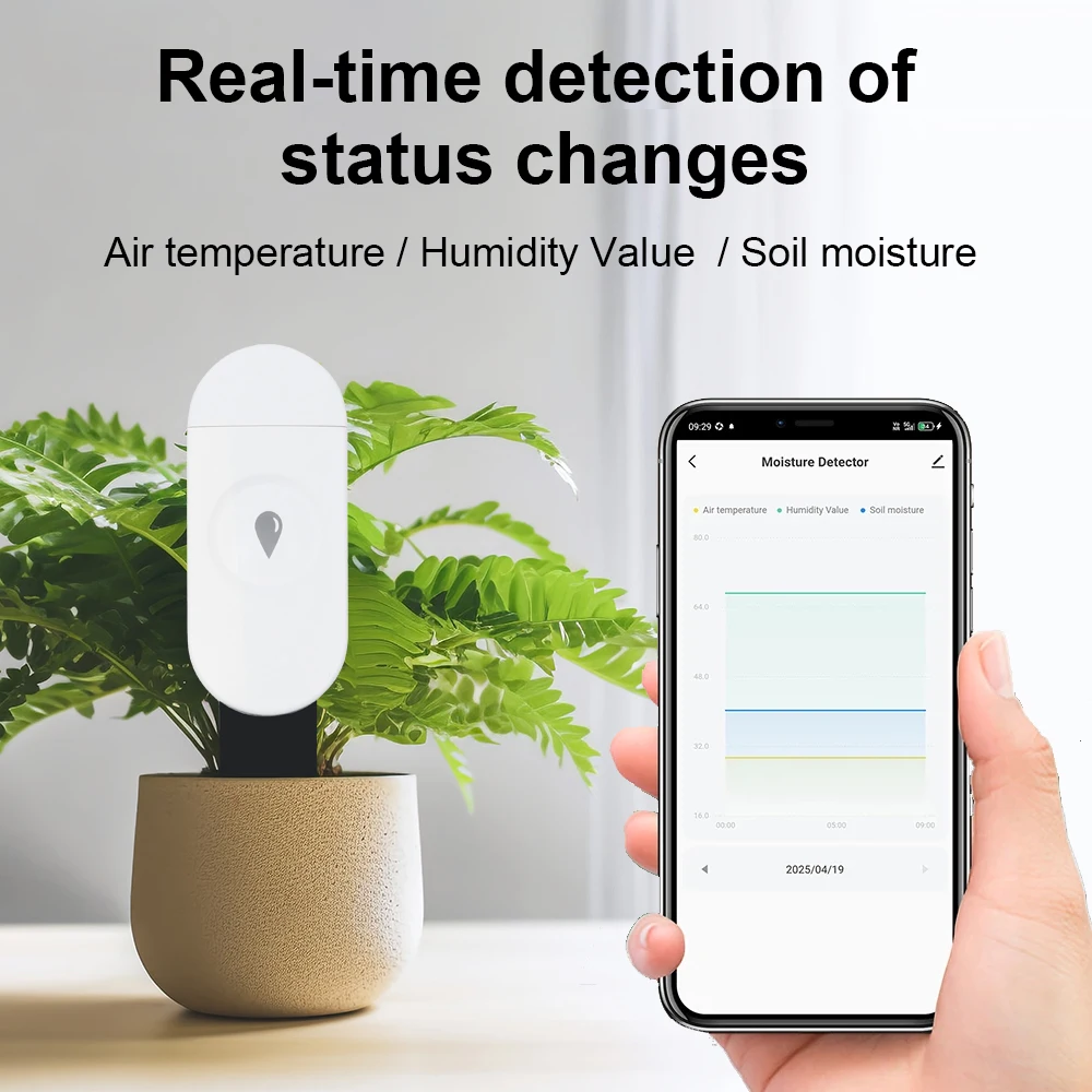 Tuya Zigbee детектор температу – обзор и цена Smart Garden Monitor